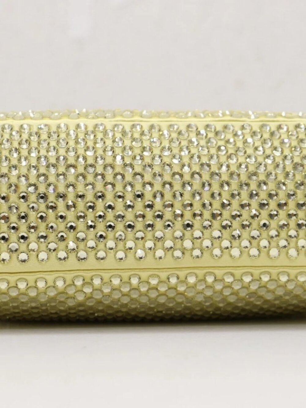 PRADA Re-Edition 2000 Yellow Crystal Nylon Shoulder Top Handle Mini Hobo Bag - Picture 14 of 15